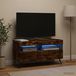 Prolenta Maison Exclusive - LED-TV-meubel van gerookt eikenhout, gemaakt van houtvezel