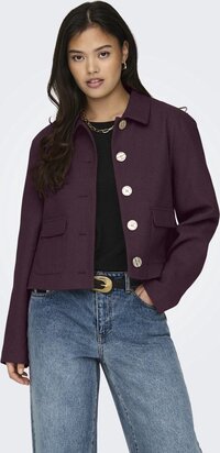 JDY Callie Life Short Jacket Dames - Maat XL - Rood - Jas - Maat XL