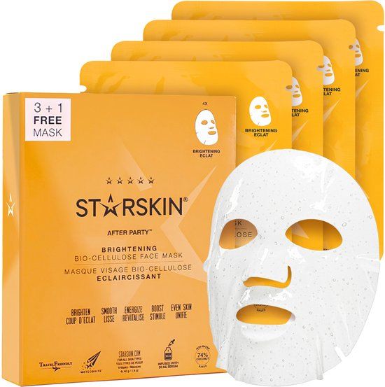 STARSKIN After Party (3 + 1) Gezichtsmasker / Sheet Mask