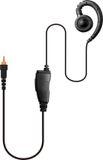 Hoornie® Portofoon Oortje voor Motorola CLP446 / CLK446. Met Kevlar versterkte kabel.