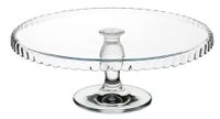 Pasabahce Patisserie Taartschaal met Voet – Ø32 cm – Glazen Taartplateau – Transparant – Serveerschaal voor Taart & Gebak