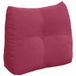 vidaXL Rugkussen Wijnrood 60 x 24 x 50 cm Fluweel