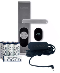 LOQED Touch Smart Lock + Power Kit