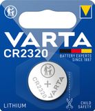 Varta CR2320 - Lithium - 3V - 135mAh - Knoopcel batterij