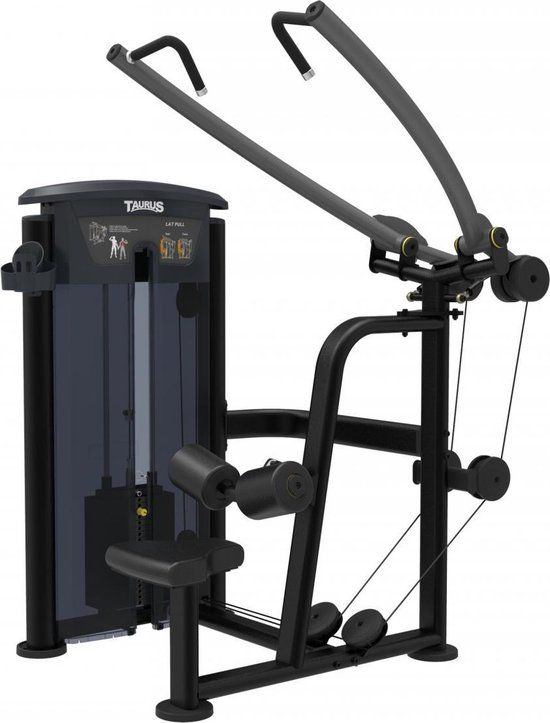 Taurus Lat Pulldown IT95 krachtstation - professioneel - 105 kg - antraciet
