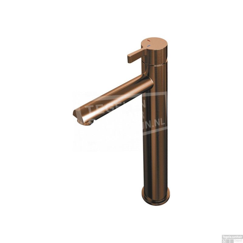 Brauer Wastafelmengkraan Opbouw Verhoogd Eenhendel HD1 PVD-Coating Energiebesparend Koper - Messing - 4260483797521