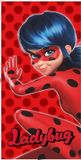 Miraculous Strandlaken Ladybug 70 x 140 cm rood