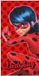 Miraculous Strandlaken Ladybug 70 x 140 cm rood