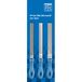 Paard PFERD 16070 vijlset, 20,3 cm, 3 stuks