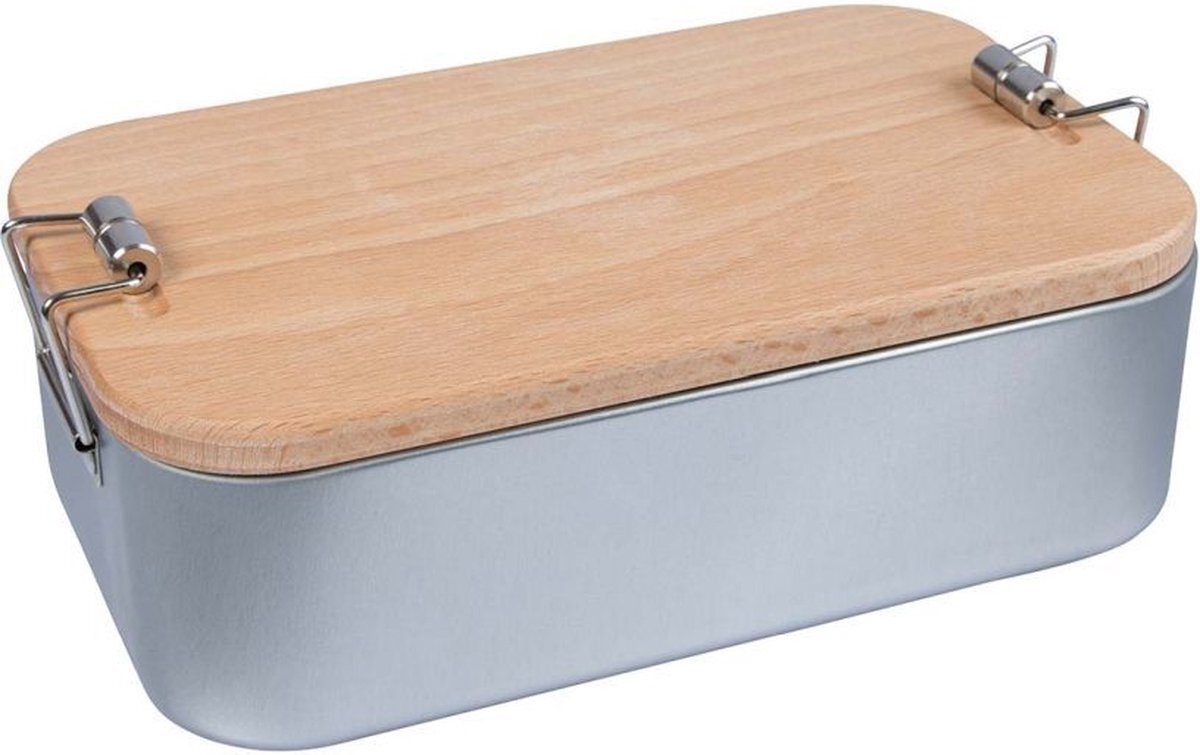Memo Import Lunchbox 2 in 1 - met beukenhouten deksel/snijplank