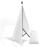 Pyle PSCRIM2W Universeel Licht Statief Stand Scrim Rok Trim DJ Speaker - Wit