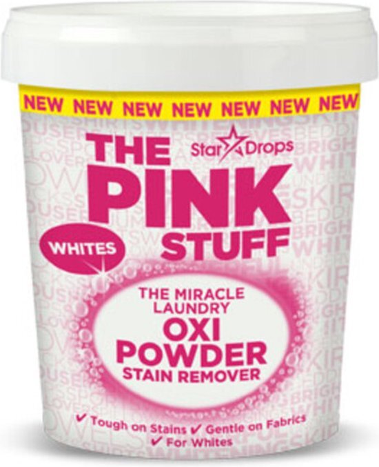 The Pink Stuff The Pink Stuff Miracle Laundry Oxi Poeder Vlekverwijderaar, Witten, 1 kg