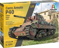 Italeri Modelbouwpakket Militaire voertuigen - 6599 Carro Armato P.40 - Italian Heavy Tank Plastic - 1:35 - Modelbouw