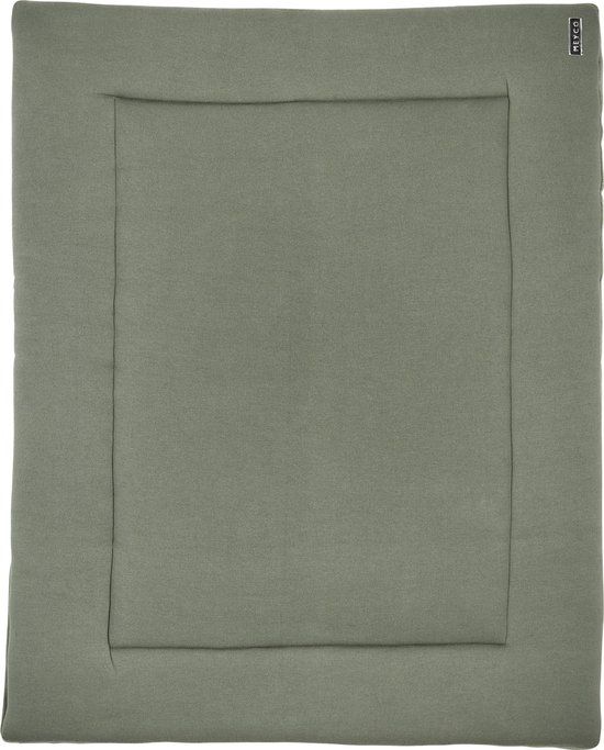 Meyco Baby Knit Basic Boxkleed - Forest Green - 77x97cm
