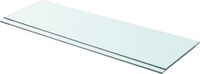 vidaXL Schappen 2 stuks 90x30 cm glas transparant