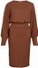 VILA Robe longue VIRAFFI Manches longues Coffee Bean