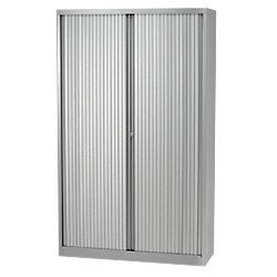 Bisley Roldeurkast Hoog Zilver 100 x 43 x 198 cm - 5020073024456