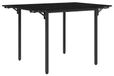 Icecat Table à manger extensible 120 x 81,5 x 75 cm Bois transformé
