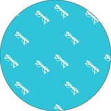 Bonateks, Ronde digitaal bedrukte muismat, antislip onderkant, voor kantoor en thuis, diameter: 22 cm