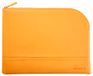 RHODIA 116747C - Etui met Ritssluiting in Imitatieleer - Oranje - Maat L (21 x 28 cm)