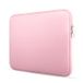 Housse en néoprène de luxe pour ordinateur portable - 14 à 15 pouces - Rose