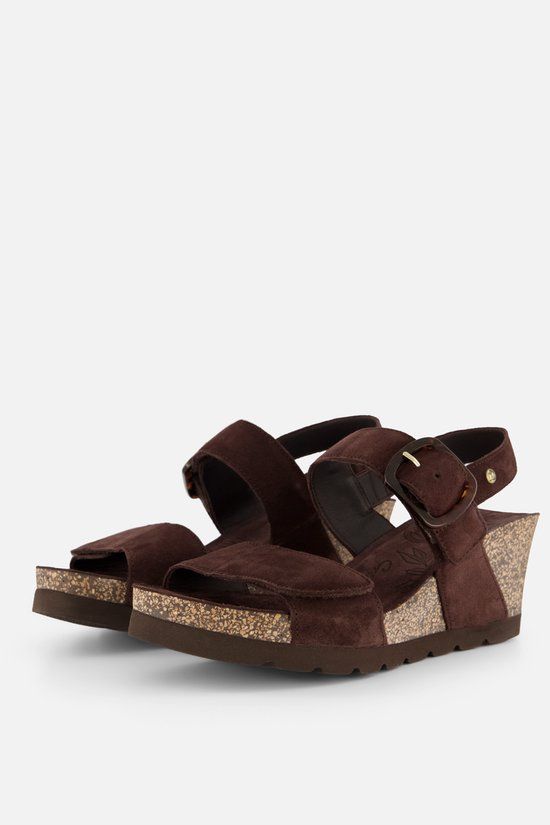 Panama Jack Valle Sandalen cognac Suede - Maat 39
