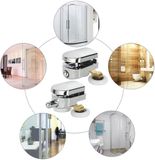 Marque non spécifiée Jeu de 8 roulettes de porte de douche - Roulettes coulissantes pour porte de douche 23mm - Pour épaisseur de verre 4-6mm