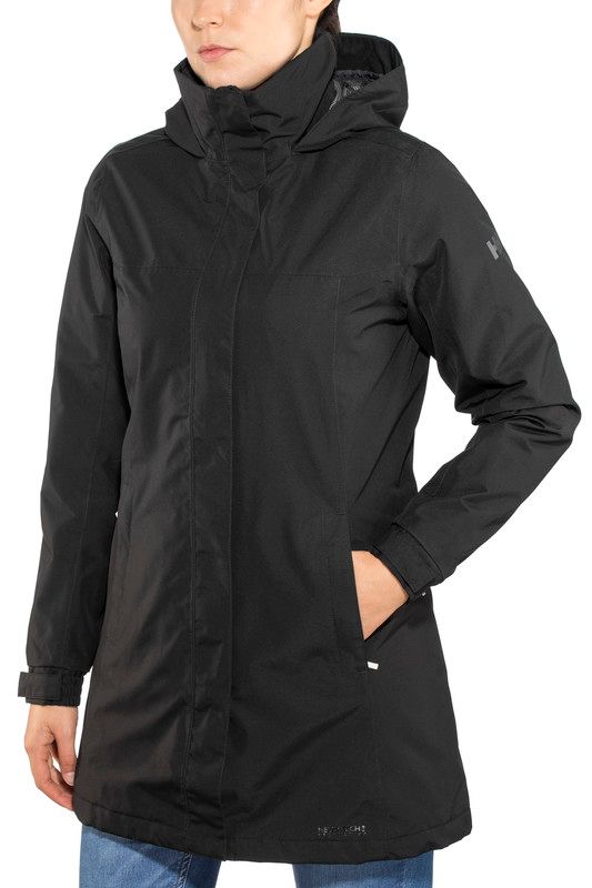 Helly Hansen Aden Jas Dames zwart XS 2018 Regenjassen