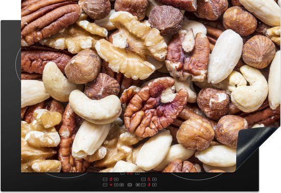 KitchenYeah® Inductie beschermer 77x51 cm - Notenmix - Inductiebeschermer