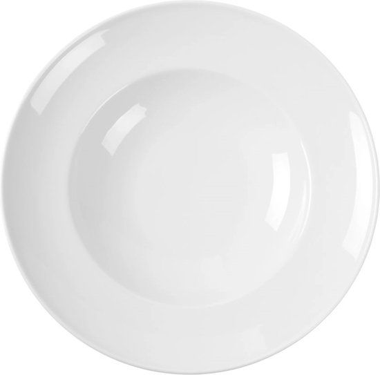 Hendi Pastabord - Ø 300 mm - Wit - Porselein