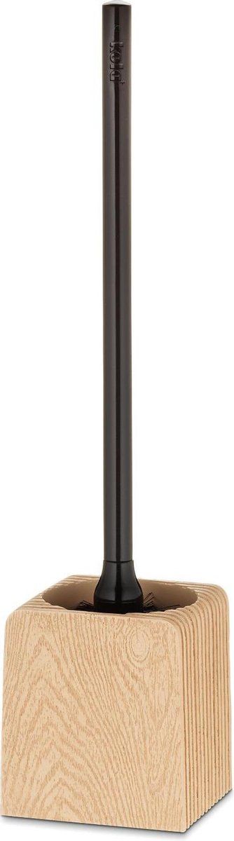 Kela Kaiu Wc-borstel Houder - Hout Effect - Beige