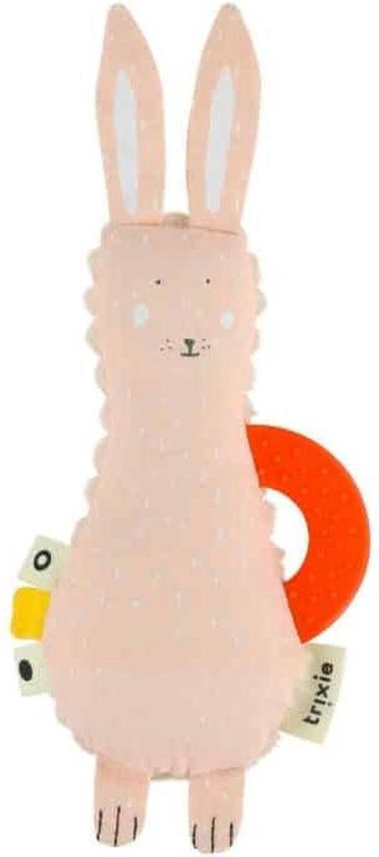 TRIXIE Baby activiteitenknuffel Mr Rabbit - Roze - Katoen