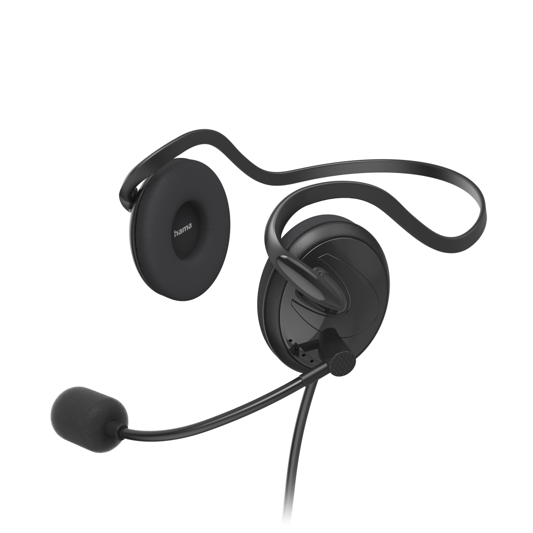 Hama NHS-P100 V2 - PC Office Headset - Zwart