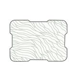 Bonamaison, Digitaal bedrukte muismat, antislip onderkant, voor kantoor en thuis, afmetingen: 22x18 cm