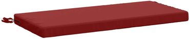 vidaXL - Bankkussen - SOEST - 100% Polyester - Wijnrood - 80 x 40 x 5 cm