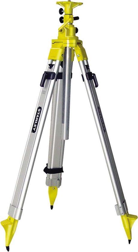 Stanley TPE1 Alu Drievoet Uitschuifbaar - 119 - 292cm - Geel