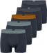 Schiesser - Heren Onderbroeken - 5 Pack - Blauw/Donkerblauw/Oranje - Effen - Katoen/Elastaan - Maat M