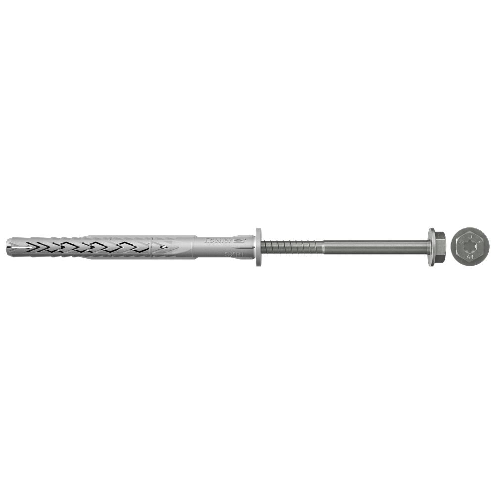 Fischer 522733 Kozijn-/Constructieplug SXRL 10 x 140 FUS roestvast staal A4 50 stuks