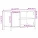 vidaXL meuble TV 80 x 40 x 50 cm bois vieilli bois travaillé