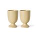 HKLIVING Farmhouse céramique - crème (set de 2)