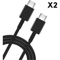 Phonillico® USB-C USBC-kabel - 1m voor SAMSUNG S23 / S23 PLUS / S23 ULTRA / S22 5G / S22 PLUS 5G / S22 ULTRA 5G / S21 FE 5G - S21 - S21 PLUS - S21 ULTRA - S20 FE - S20 - S20 PLUS - OPMERKING 20 - A53 5G - A72 [LOT 2]