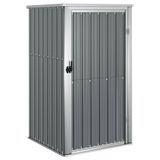 VidaXL Tuinschuur 88x89x161 cm gegalvaniseerd staal grijs