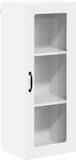 vidaXL Wandkast LUCCA Wit 40 x 31 x 100 cm Bewerkt hout