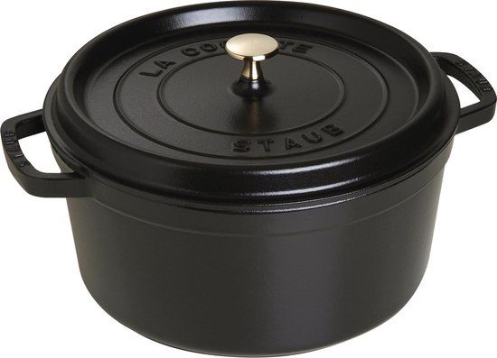 ZWILLING Staub Cast Iron Round Dutch Oven - 28cm - Black