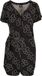 Urban Classics Short viscose belt Playsuit - 3XL - Zwart/Wit
