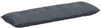 vidaXL Rugkussen Donkergrijs 160 x 50 cm Corduroy Stof
