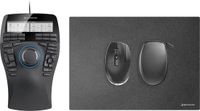 3Dconnexion SpaceMouse Enterprise Kit 2 muis Kantoor Ambidextrous RF Wireless + USB Type-A 6DoF