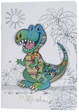 Kiub Tekenblok a5 Kook Enfants Dino