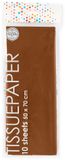 Globos Tissue Paper 10 Sheets Brown, 50x70cm