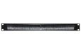 Connetto - 1u zwarte beschermkap met borstel voor 19" rackkasten